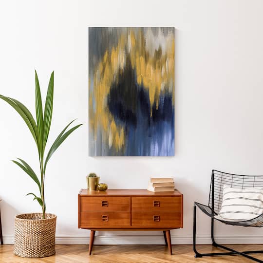 Glam And Gold Abstract 24" x 36" Canvas Wall Art